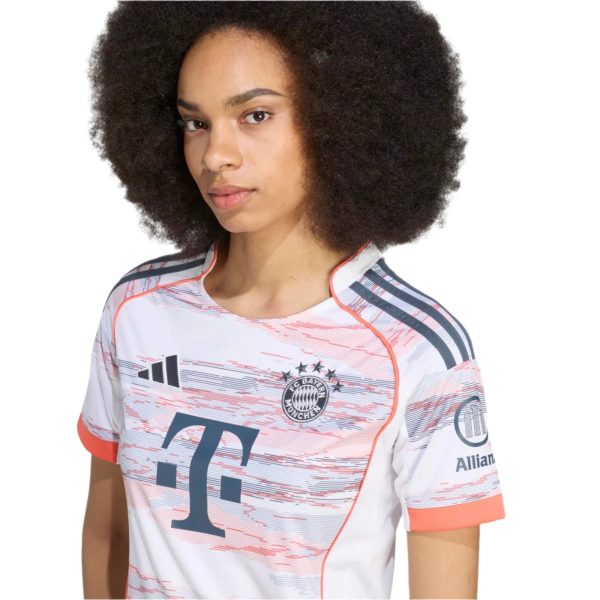 adidas2025-26BayernMunichWomen_sStadiumAwaySoccerJersey_Detail1.jpeg Adidas 2025-26 Bayern Munich Away Shirt