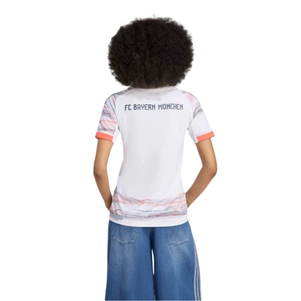 adidas2025-26BayernMunichWomen_sStadiumAwaySoccerJersey_Model-Back.jpeg Adidas 2025-26 Bayern Munich Away Shirt